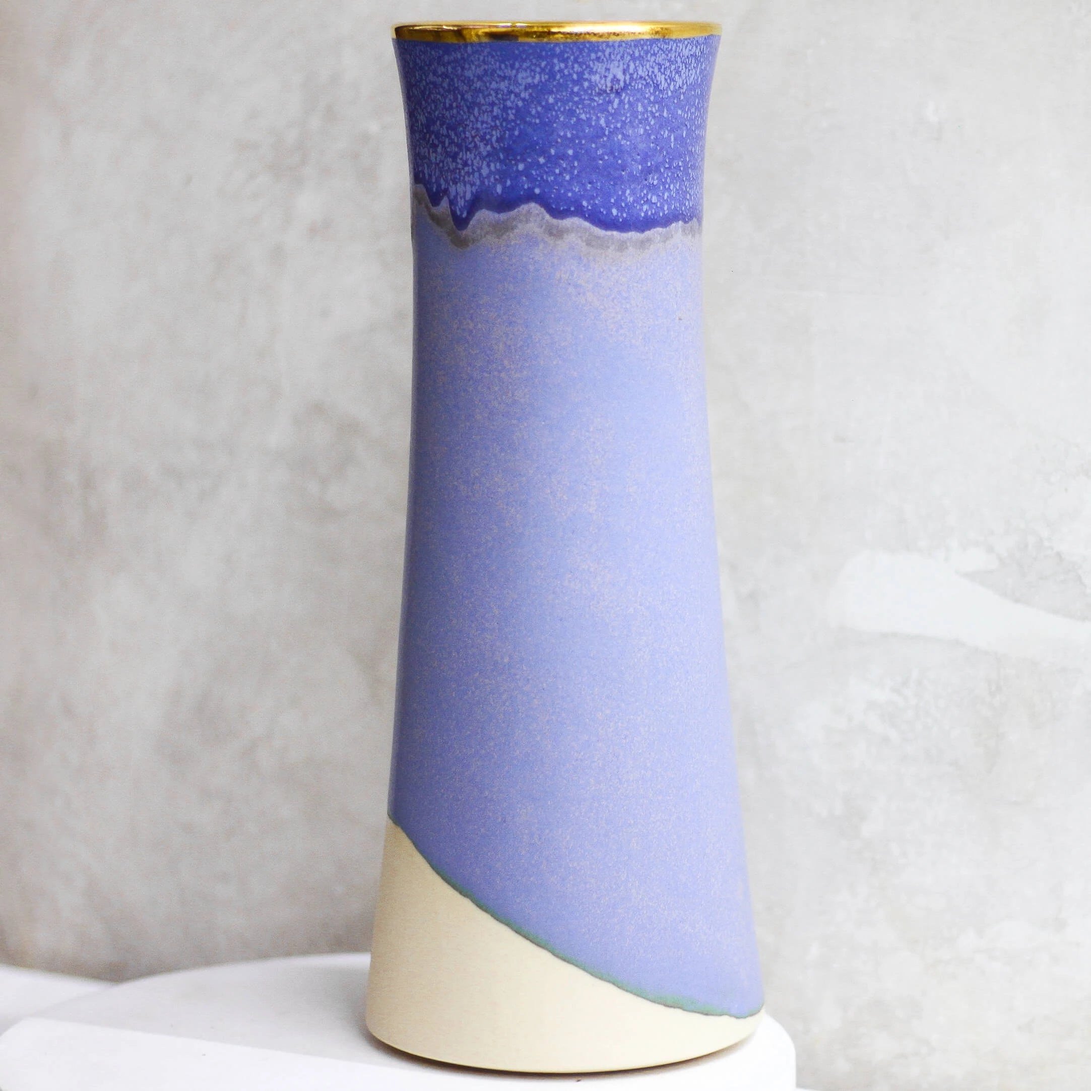 A Cobalt blue Stars are Bright Bouquet vase