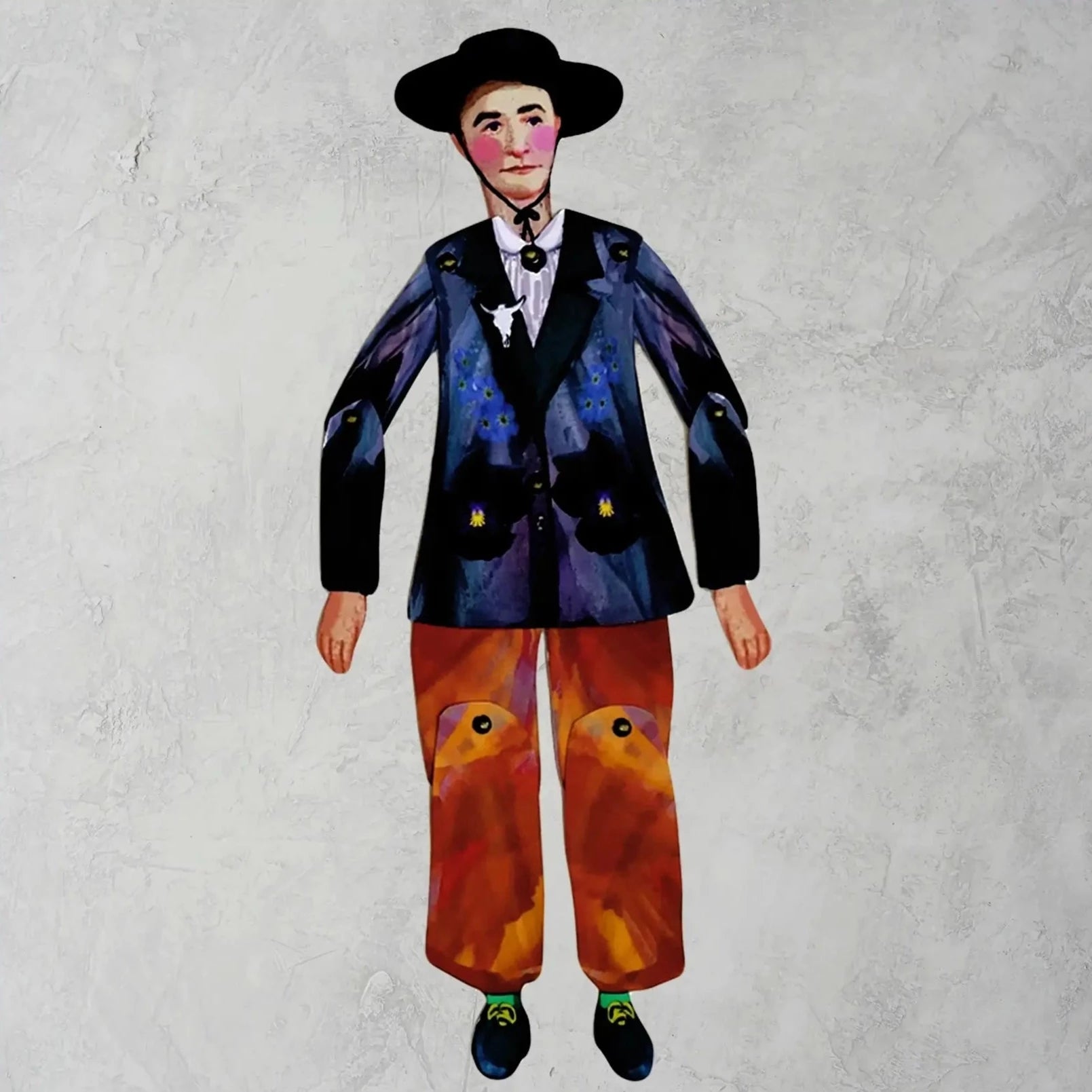 O'Keeffe Cut-and-Make Puppet