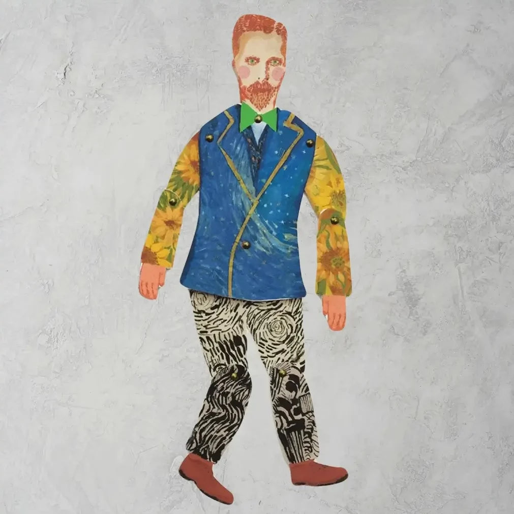 Van Gogh Cut-and-Make Puppet