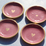 Blushing Heart Large Trinket Dish