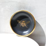 Golden Black Bee Trinket Dish