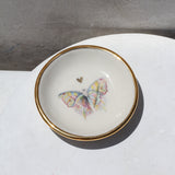 Mother-of-Pearl Butterfly Heart Trinket Dish