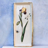 Garden Tray (Iris 2 with Bee and Dragonfly)