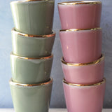 Green or Pink Espresso Cup / Shot Glass