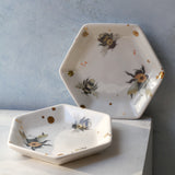 Bee Garden Hexagon Trinket Dish