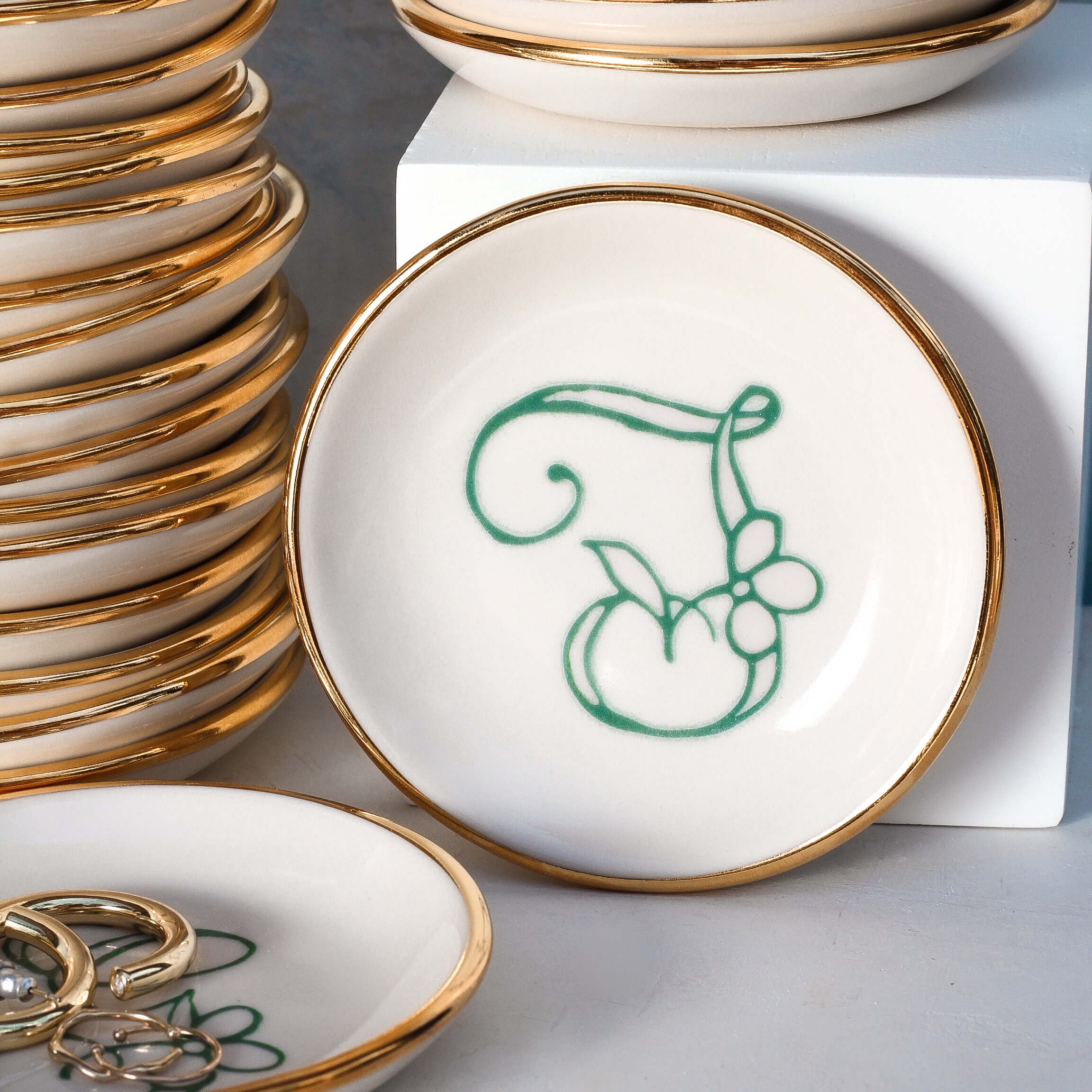 Bloom & Vine Large Trinket Dish