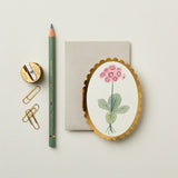 Auricula Mini Card - Apricity Ceramics