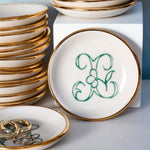 Bloom & Vine Large Trinket Dish - Apricity Ceramics