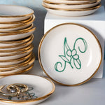 Bloom & Vine Large Trinket Dish - Apricity Ceramics