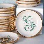 Bloom & Vine Large Trinket Dish - Apricity Ceramics