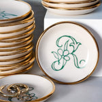 Bloom & Vine Large Trinket Dish - Apricity Ceramics