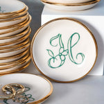 Bloom & Vine Large Trinket Dish - Apricity Ceramics
