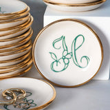 Bloom & Vine Large Trinket Dish - Apricity Ceramics