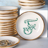 Bloom & Vine Large Trinket Dish - Apricity Ceramics