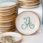 Bloom & Vine Large Trinket Dish - Apricity Ceramics