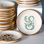 Bloom & Vine Large Trinket Dish - Apricity Ceramics