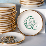 Bloom & Vine Large Trinket Dish - Apricity Ceramics