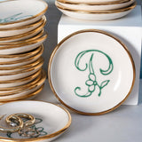 Bloom & Vine Large Trinket Dish - Apricity Ceramics