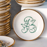 Bloom & Vine Large Trinket Dish - Apricity Ceramics