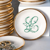 Bloom & Vine Large Trinket Dish - Apricity Ceramics