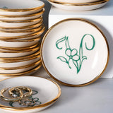 Bloom & Vine Large Trinket Dish - Apricity Ceramics