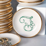 Bloom & Vine Large Trinket Dish - Apricity Ceramics