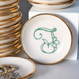 Bloom & Vine Large Trinket Dish - Apricity Ceramics
