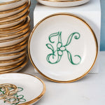 Bloom & Vine Large Trinket Dish - Apricity Ceramics