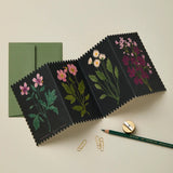 Botanical Concertina Card - Apricity Ceramics