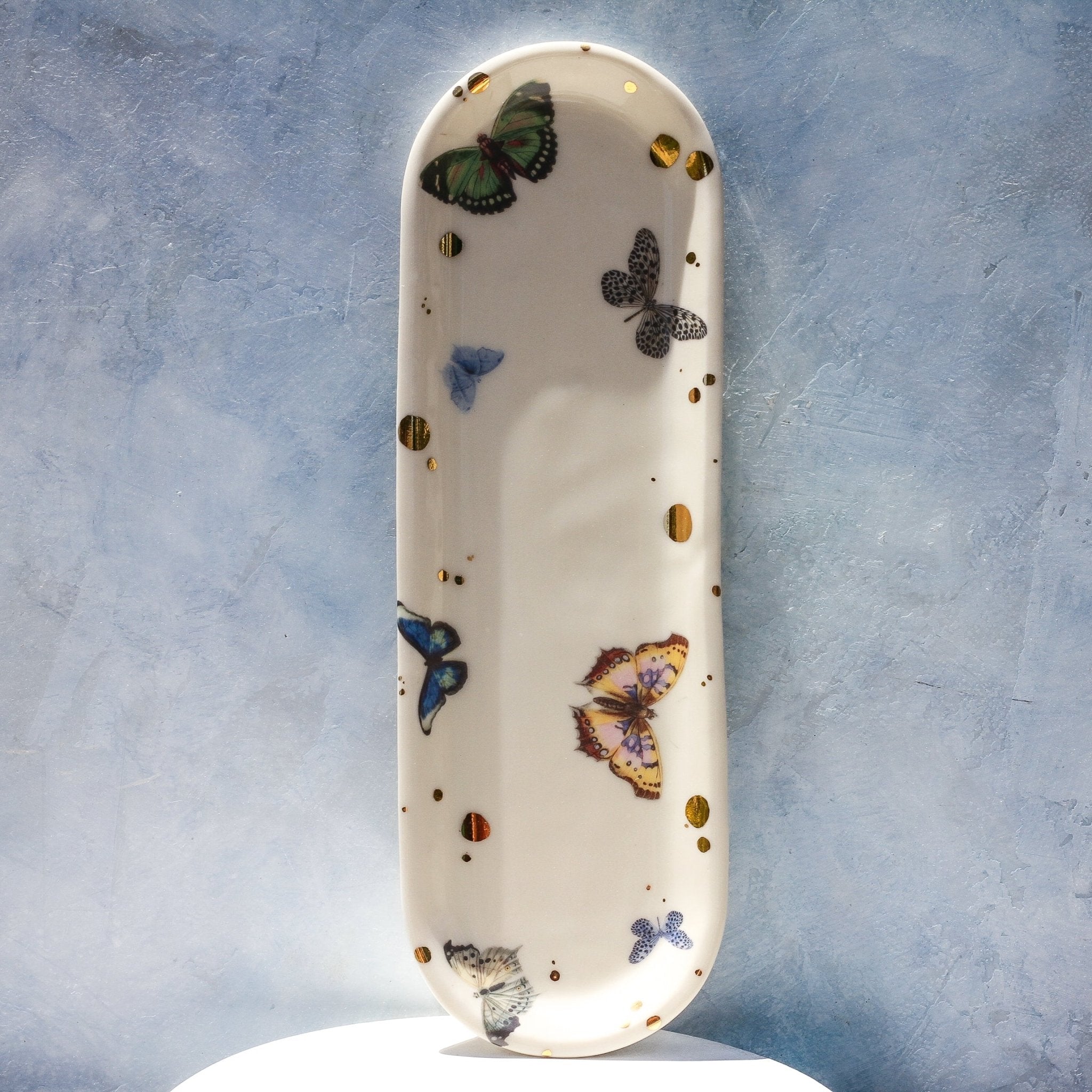 Butterfly Garden Trinket Tray - Apricity Ceramics