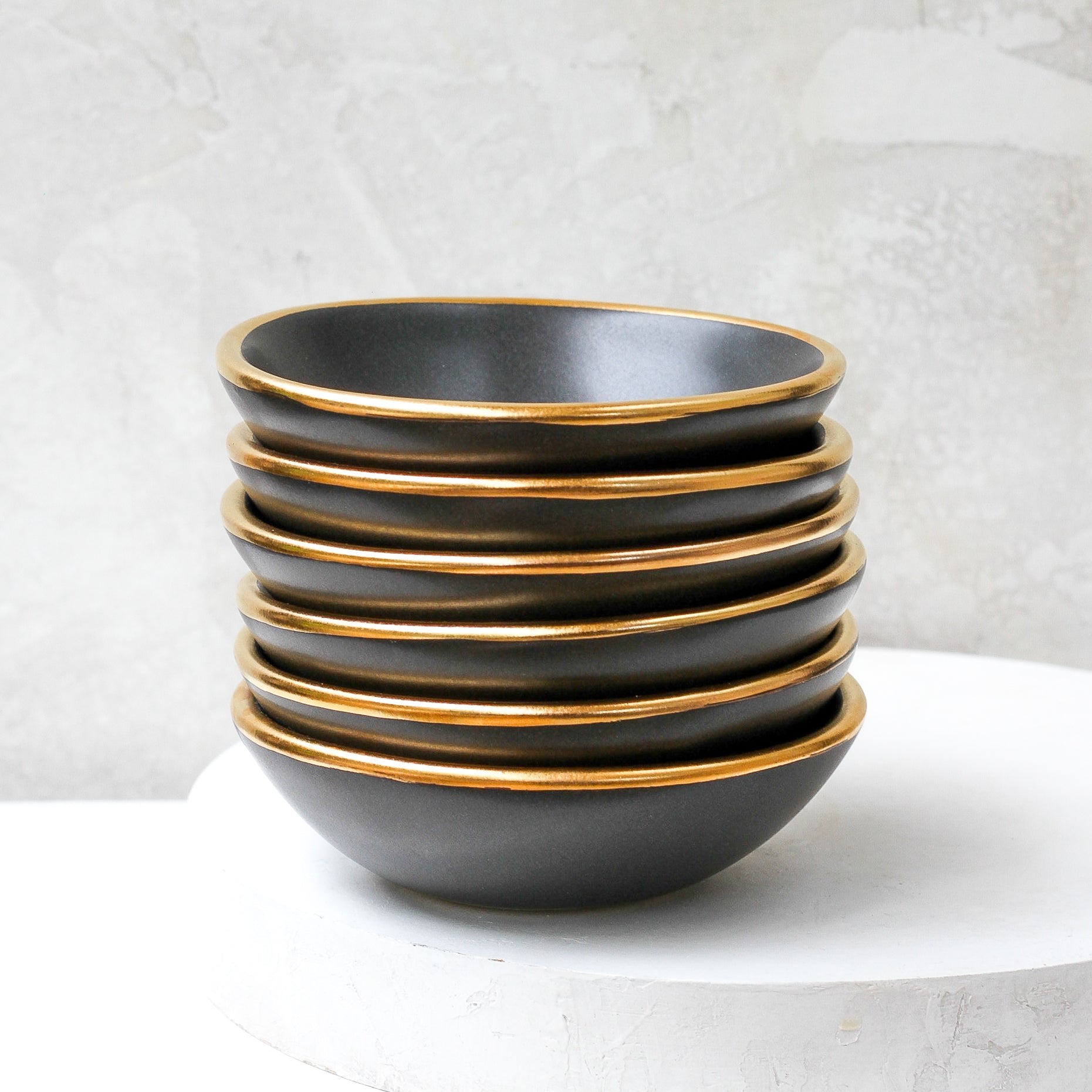 Charcoal Trinket Bowl - Apricity Ceramics