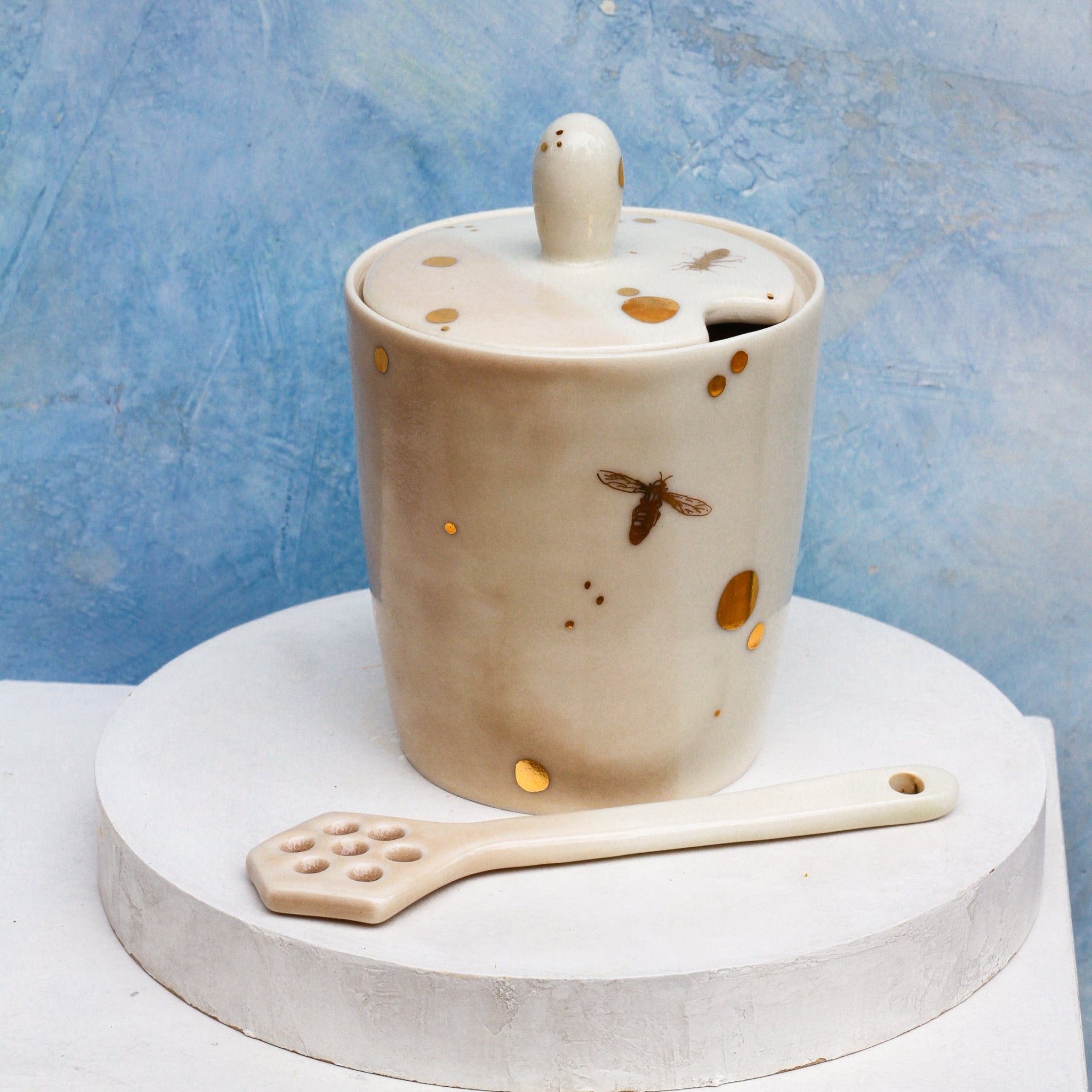 Drops of Honey Pot - Apricity Ceramics