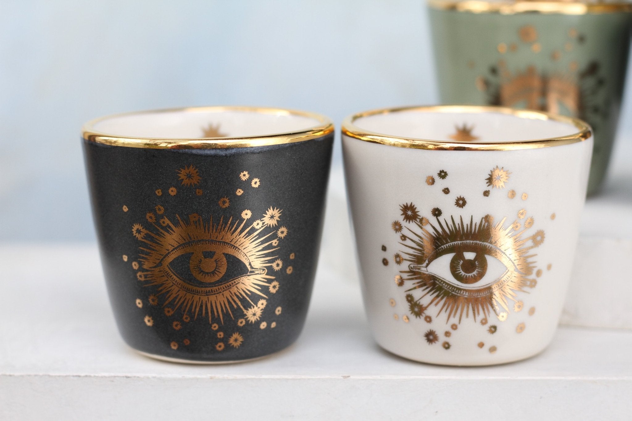 Eye Espresso Cup / Shot Glass - Apricity Ceramics