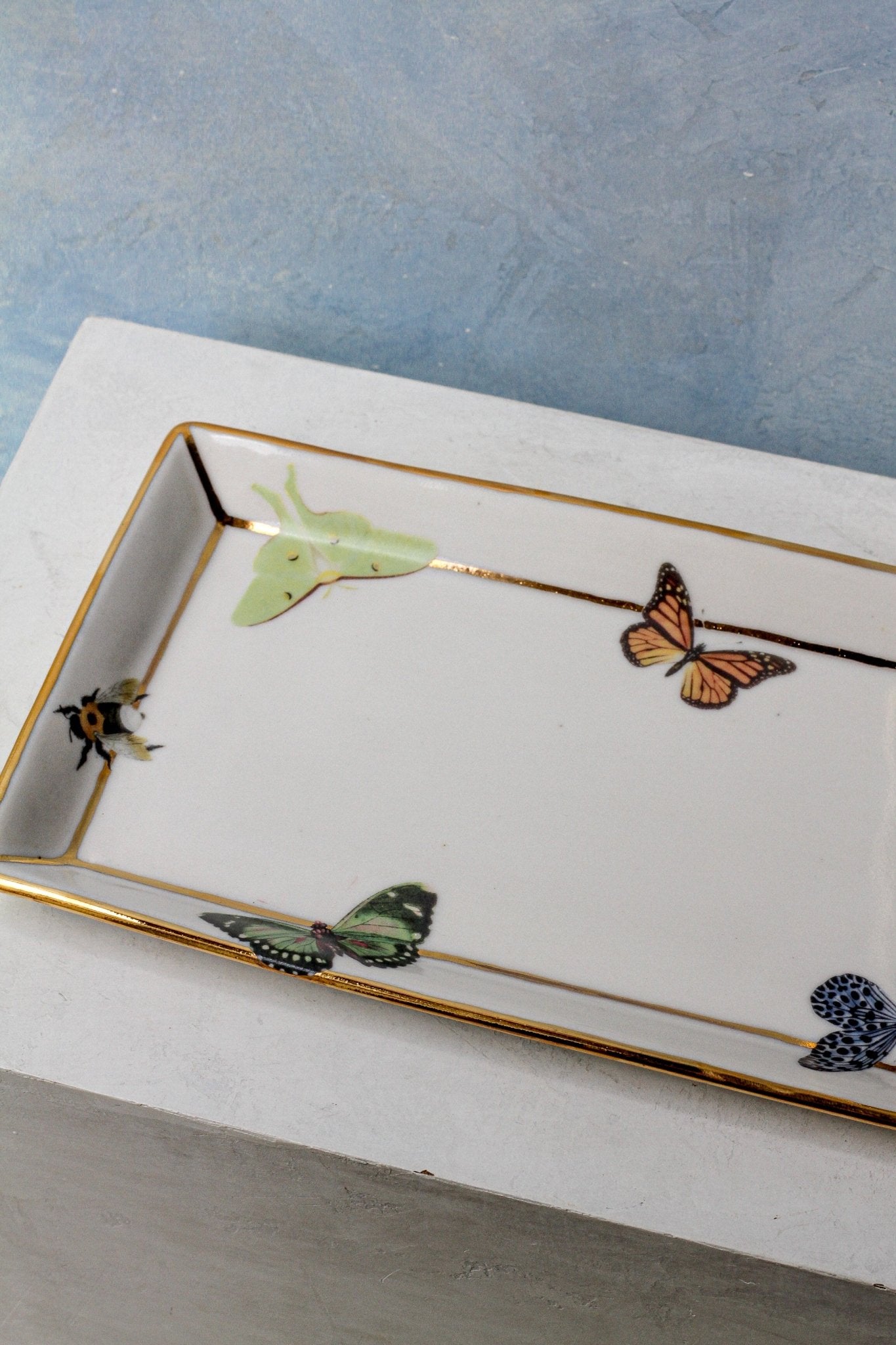 Garden Tray (Butterflies) - Apricity Ceramics