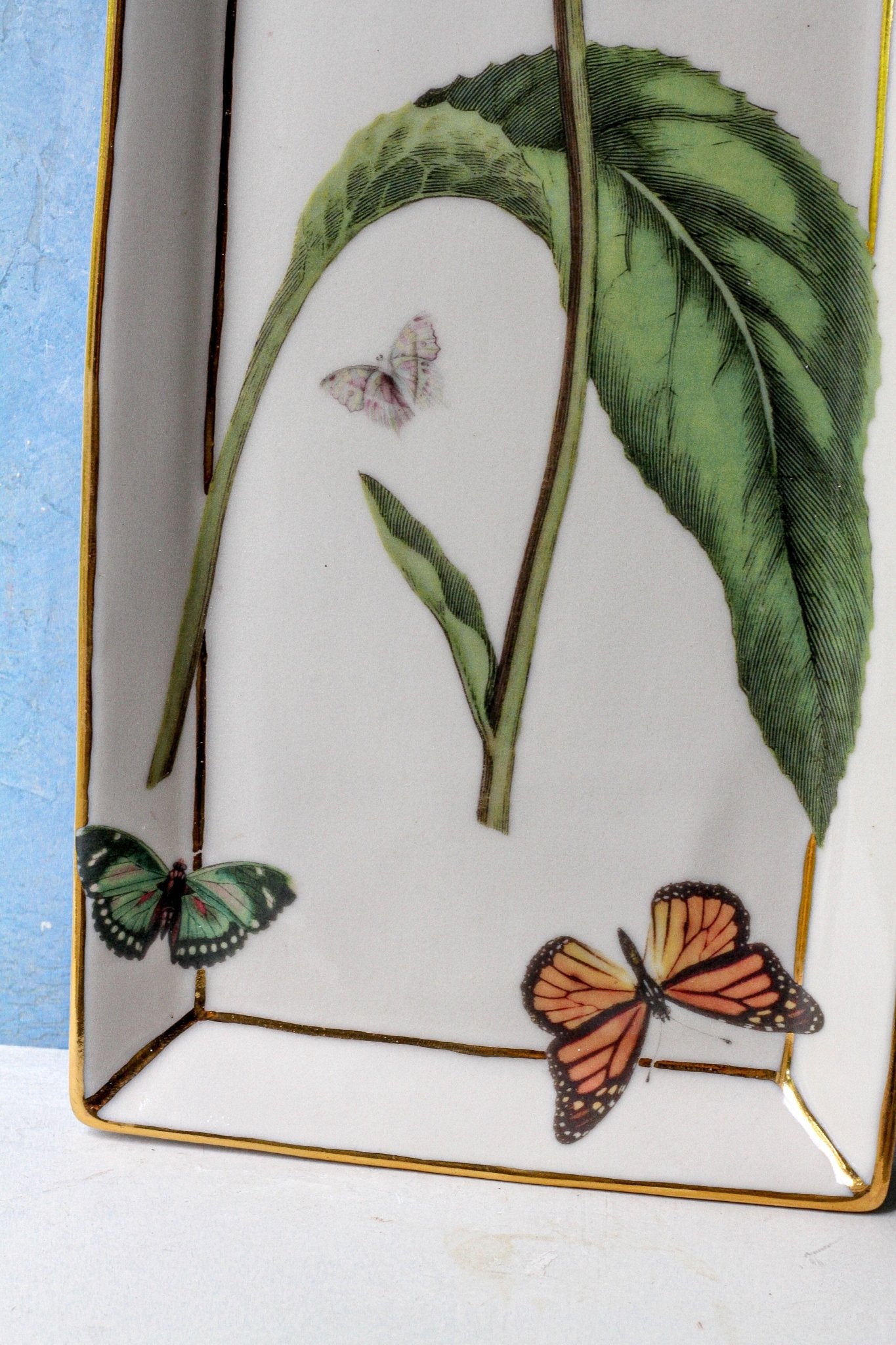 Garden Tray (Echinacea with Butterflies) - Apricity Ceramics