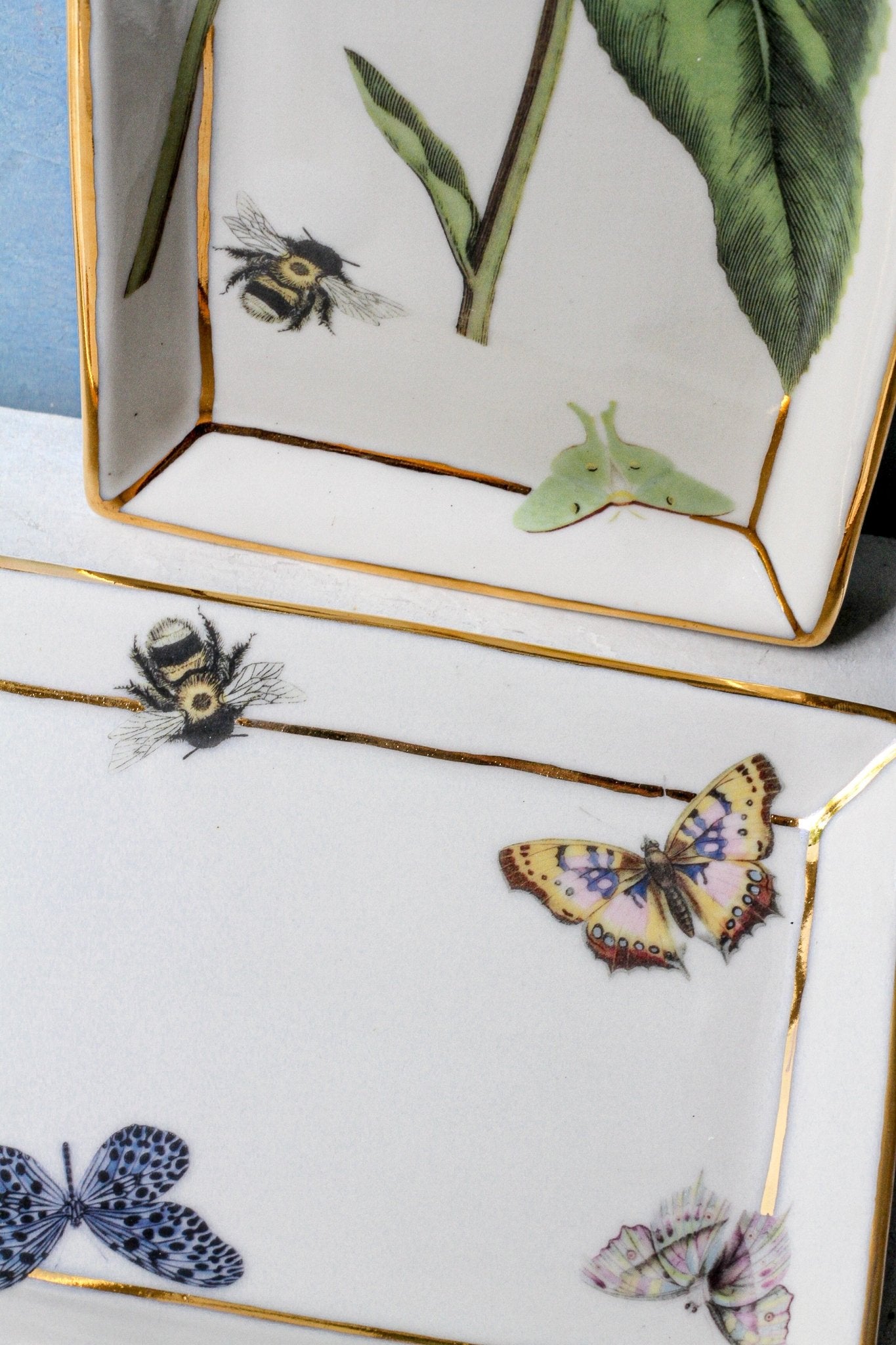 Garden Tray (Echinacea with Butterflies) - Apricity Ceramics