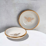 Golden Bee Trinket Dish - Apricity Ceramics
