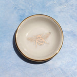 Golden Bee Trinket Dish - Apricity Ceramics