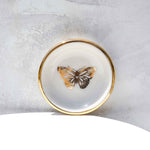 Golden Butterfly Trinket Dish - Apricity Ceramics