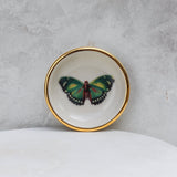 Green Butterfly Trinket Dish - Apricity Ceramics