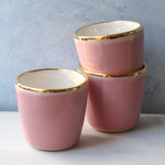 Green or Pink Espresso Cup / Shot Glass - Apricity Ceramics