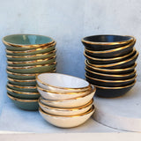 Green Trinket Bowl - Apricity Ceramics