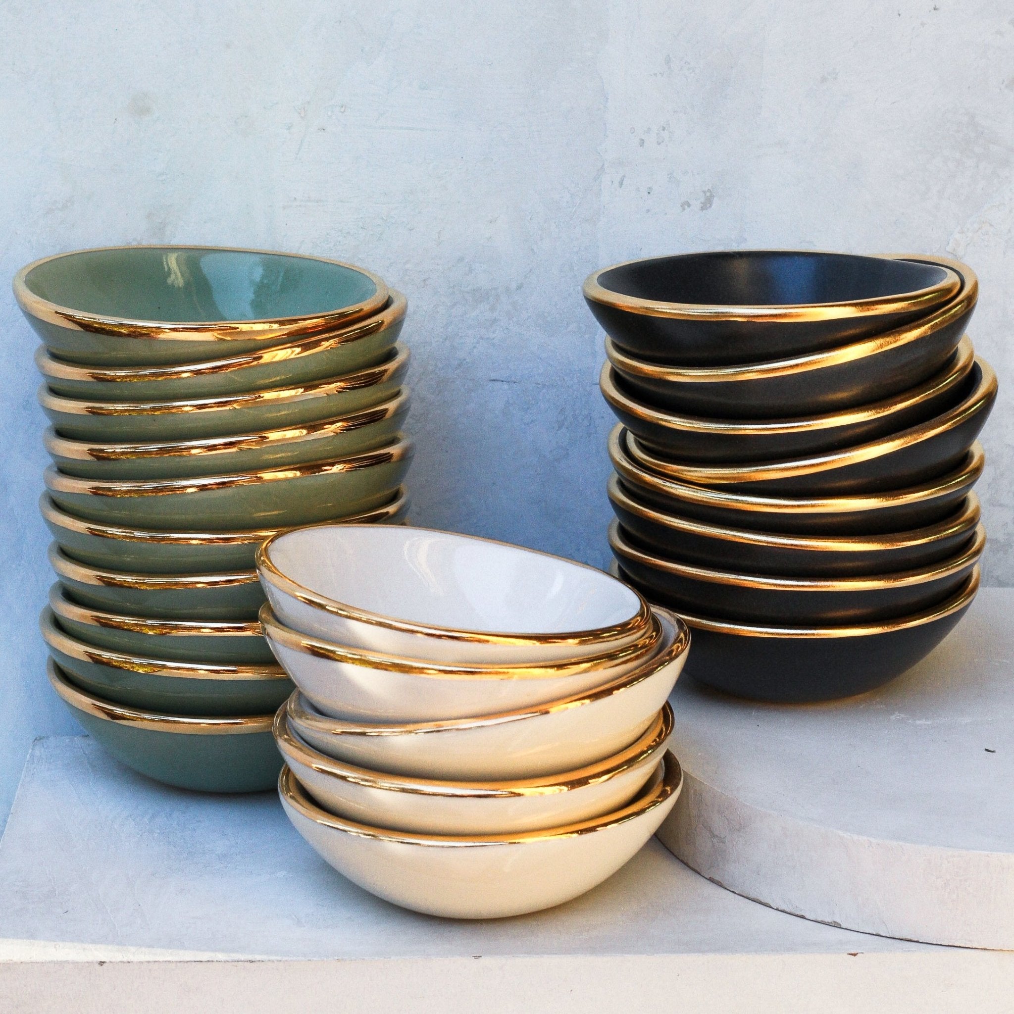 Green Trinket Bowl - Apricity Ceramics