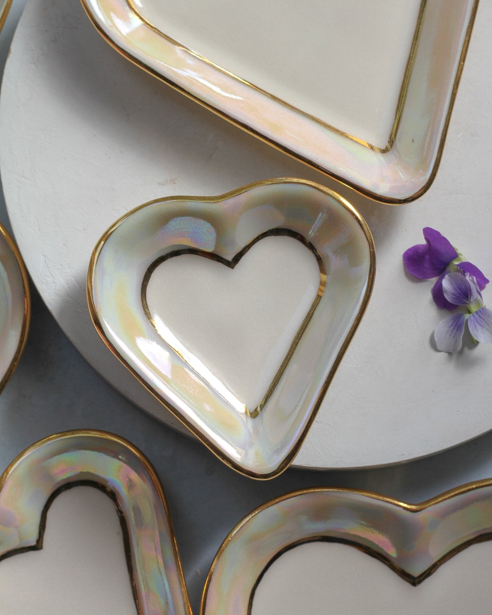 Heart Trinket Dish - Apricity Ceramics