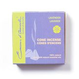 Lavender Cone Incense - Apricity Ceramics