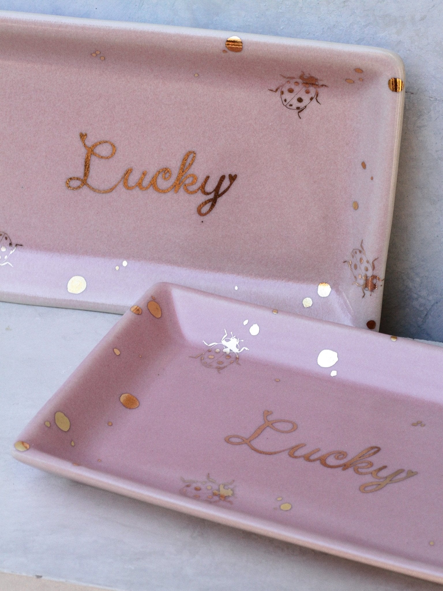 Lucky Ladybug Trinket Tray - Apricity Ceramics
