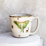 Luna Moth Mug - Apricity Ceramics