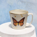 Monarch Butterfly mug - Apricity Ceramics