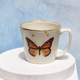 Monarch Butterfly mug - Apricity Ceramics