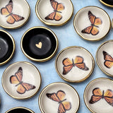 Monarch Butterfly Trinket Dish - Apricity Ceramics